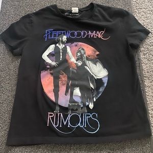 Like new Fleetwood Mac Rumors black graohic t-shirt